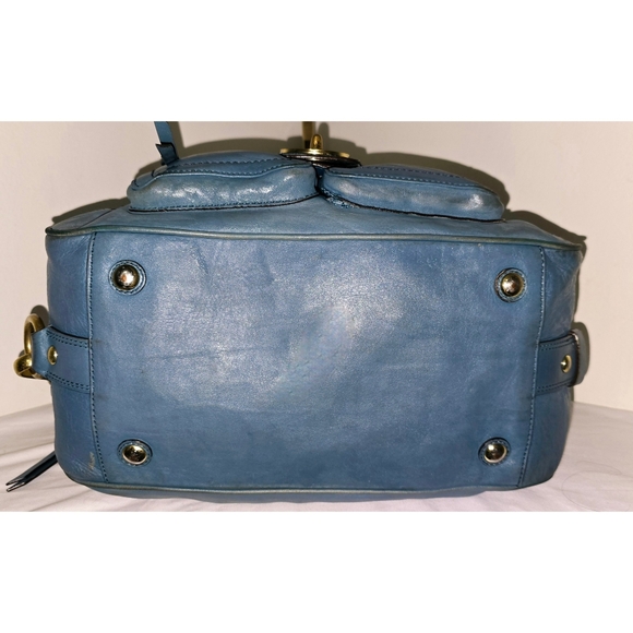 Coach Leather Hampton Lindsay Satchel Bag - Picture 7 of 10